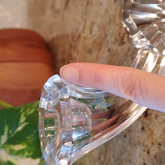 Vintage Val St. Lambert crystal candlestick holder - Picture 17 of 17